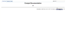 Tablet Screenshot of docs.compiz.org